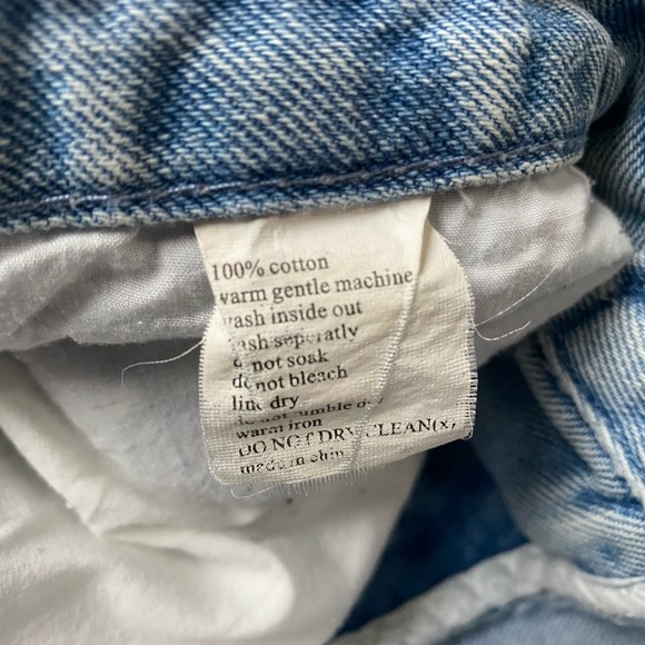 Assembly Label Women 100% Cotton Denim Hot Pants Jean Shorts Sz AU6 W24 - Picture 5 of 9